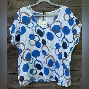 Luxury Italian Linen Blouse